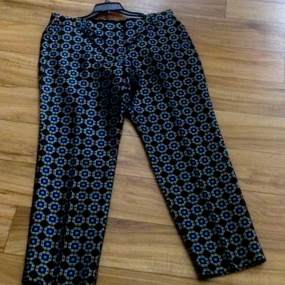 J. Crew Collection size 4 Silk Capri Pants